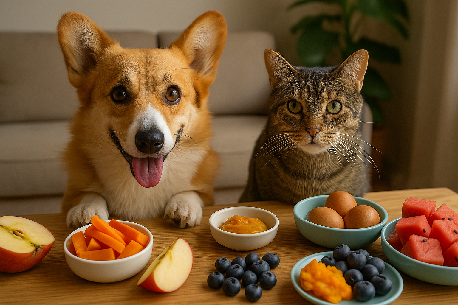 Safe and Healthy Foods You Can Share With Your Pets (Without Going Overboard)